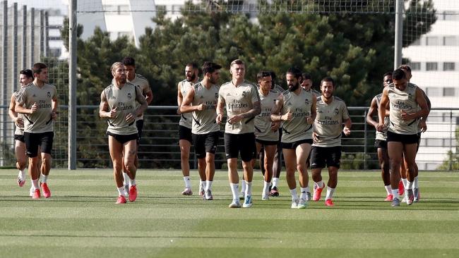 Entrenamiento Real Madrid