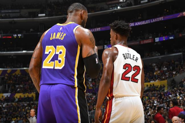 LeBron y Jimmy Butler