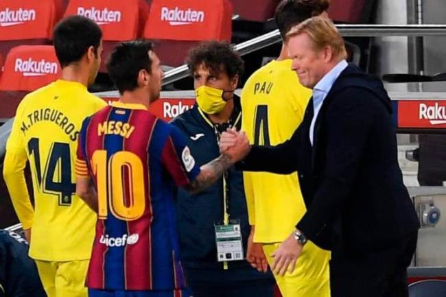 Messi y Koeman