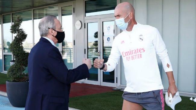 Florentino Perez y Zidane