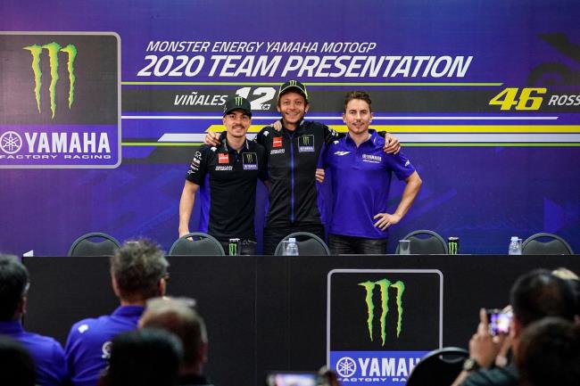 Vinales, Rossi, Lorenzo