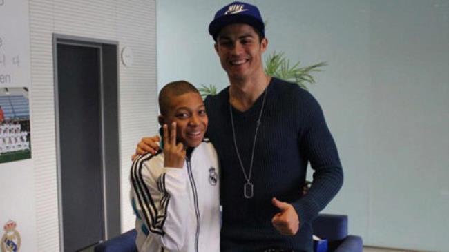 Mbappe y Cristiano