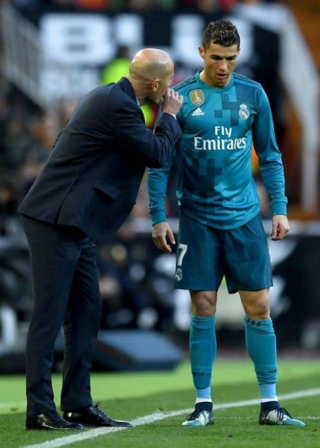 CR7 y Zidane