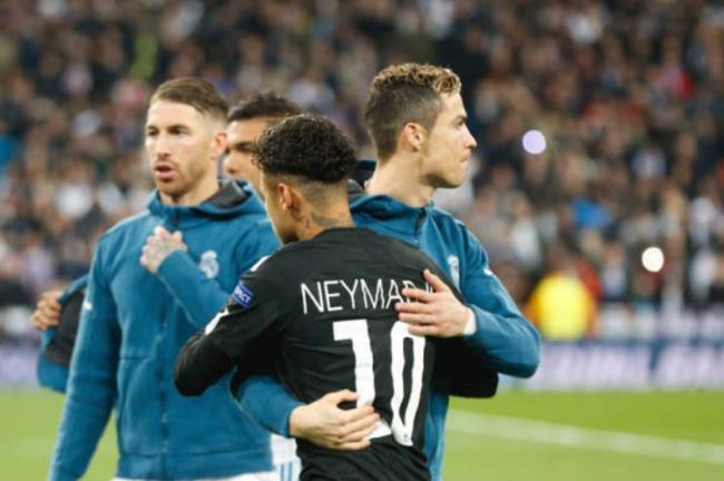 Neymar, Cristiano y Ramos