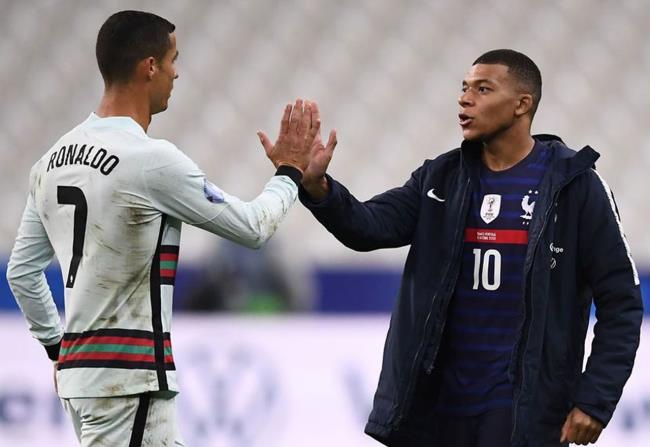 Cristiano Ronaldo y Mbappé