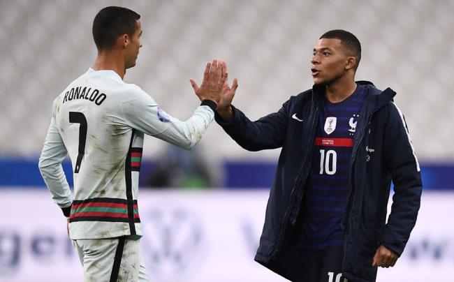 Cristiano Ronaldo y Mbappé