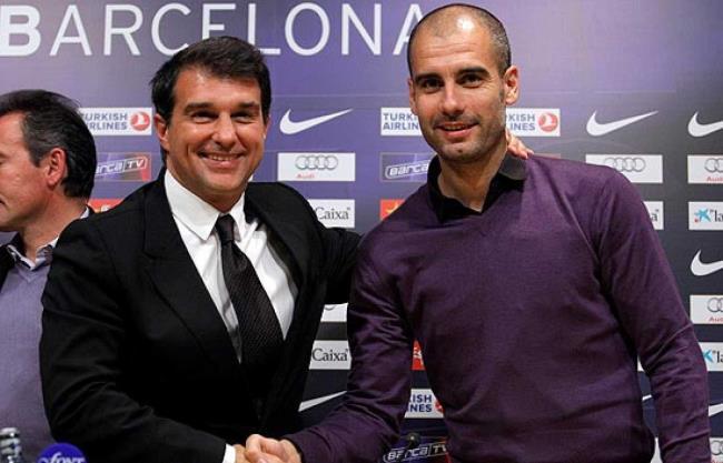 Laporta y Guardiola