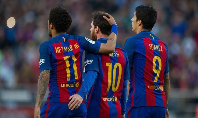 Neymar, Messi y Suárez