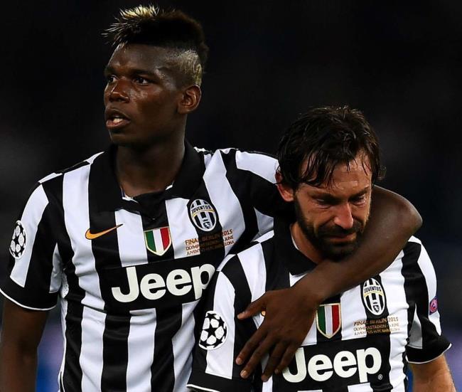 Pogba y Pirlo