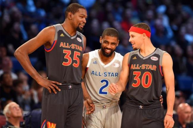 Durant, Irving y Curry, todos ellos aspirantes al título