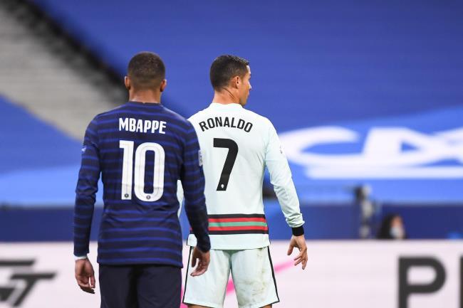 Mbappé y Cristiano