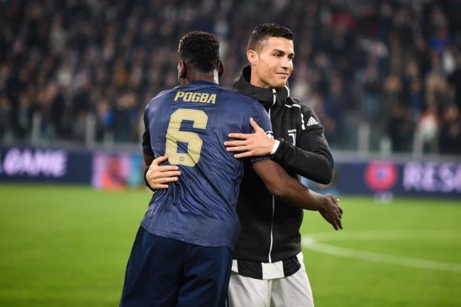 Paul Pogba y Cristiano Ronaldo