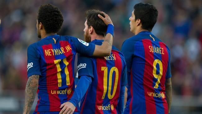 Messi, Suárez y Neymar