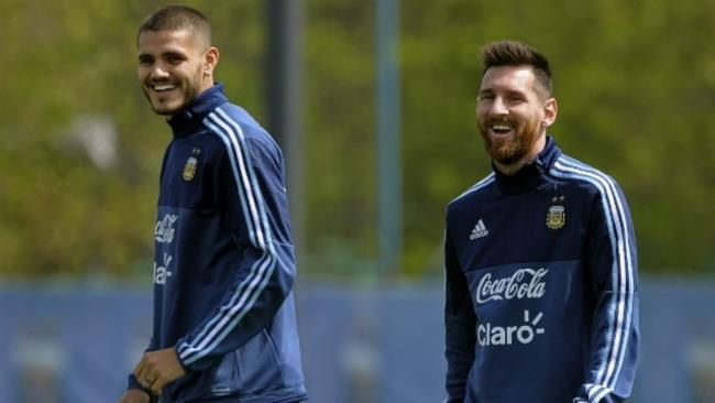 Icardi y Messi