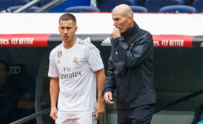 Hazard y Zidane