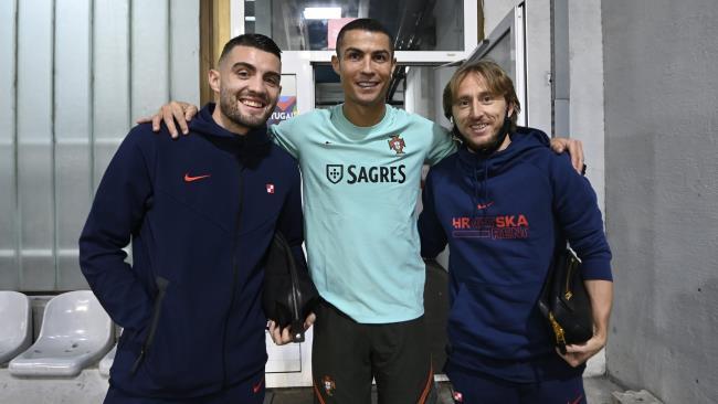 Kovacic, Cristiano Ronaldo y Modric