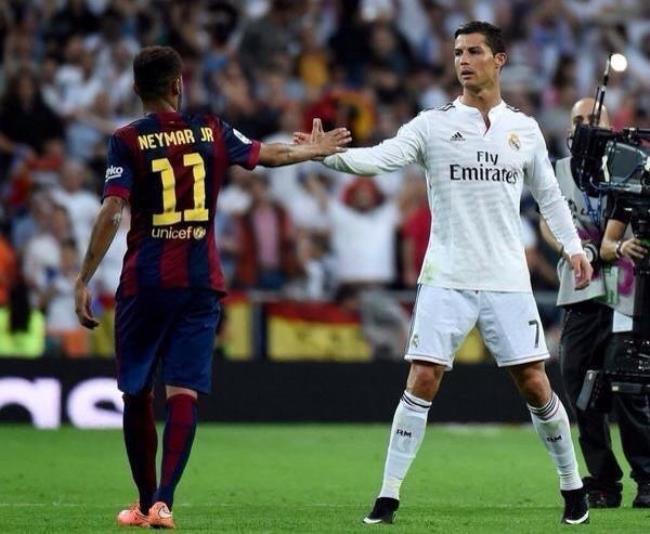 Neymar y Cristiano