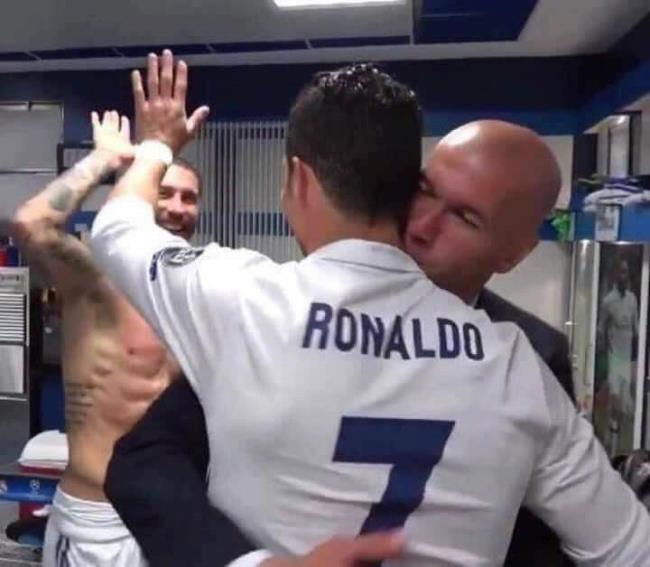 Zidane y Ronaldo