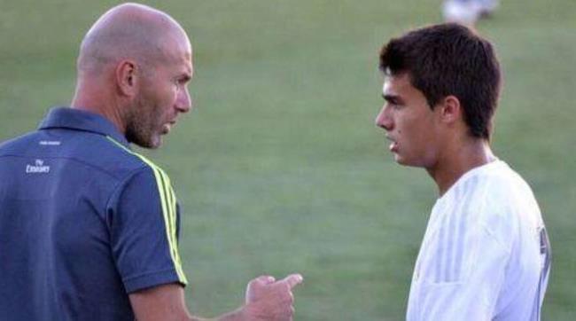 Reguilón y Zidane