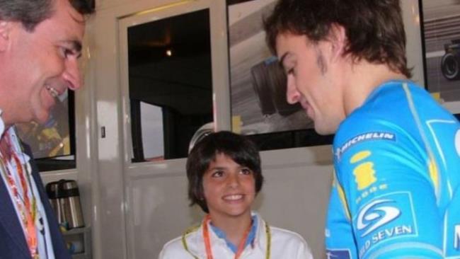Alonso y Sainz en 2005