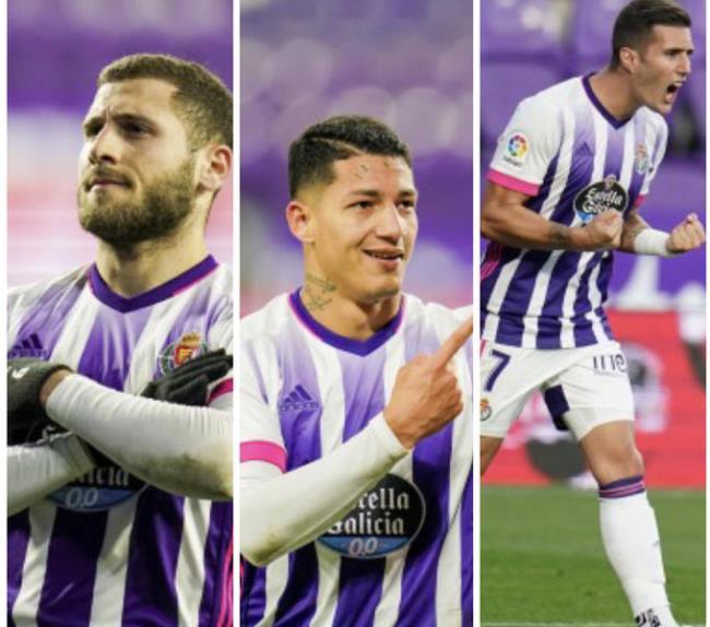 Delanteros del Real Valladolid
