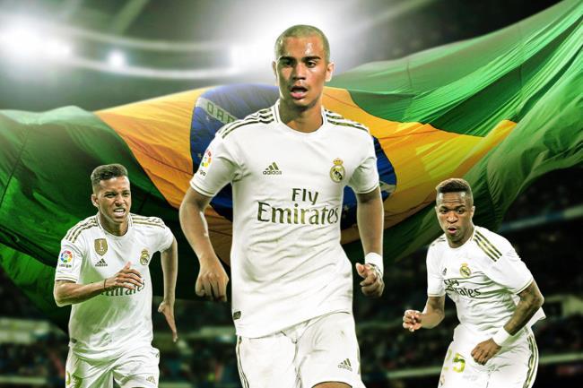 Los tres jóvenes brasileños del Real Madrid