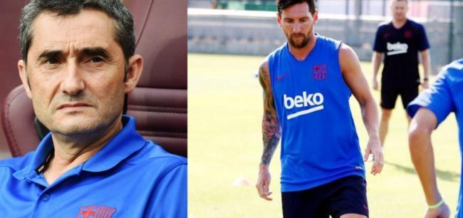 Valverde y Messi