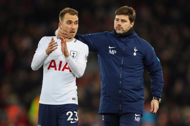 Eriksen y Pochettino