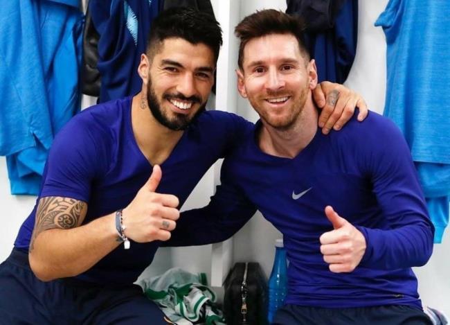 Suárez y Messi