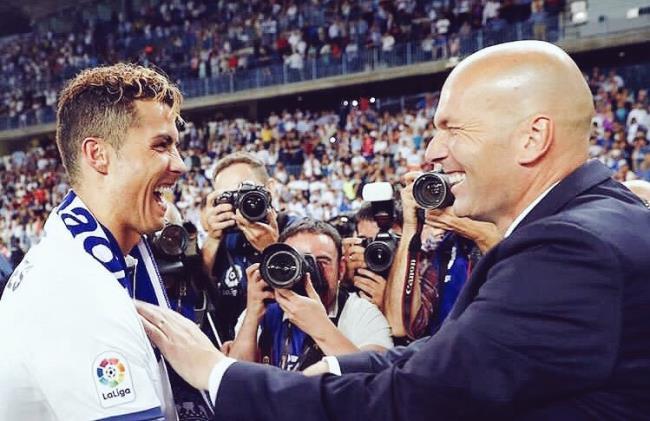 CR7 y Zidane