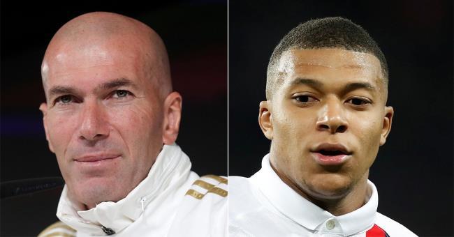 Zidane y Mbappé