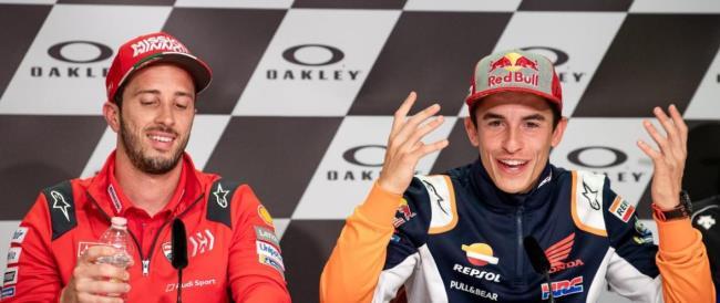 Marc Márquez y Dovizioso
