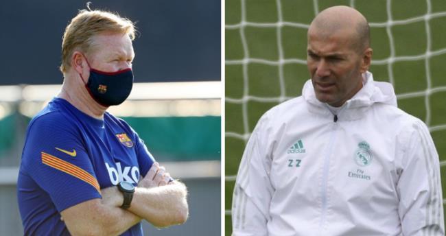 Zidane y Koeman