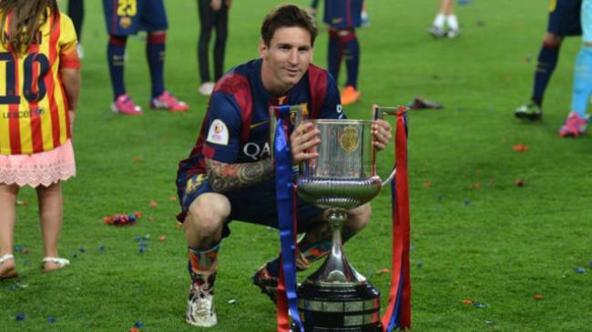 Messi con su última Copa