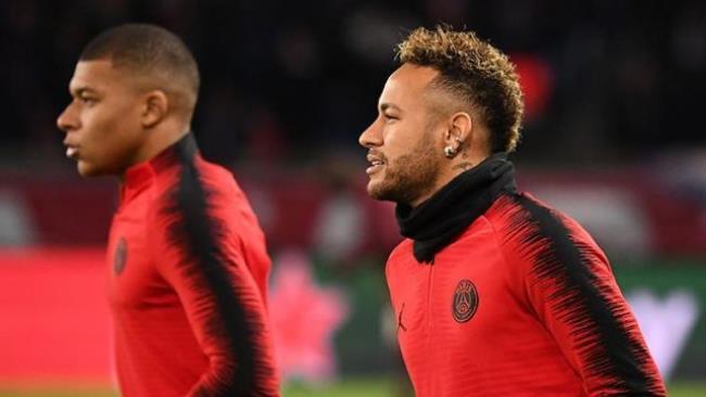 Mbappé y Neymar