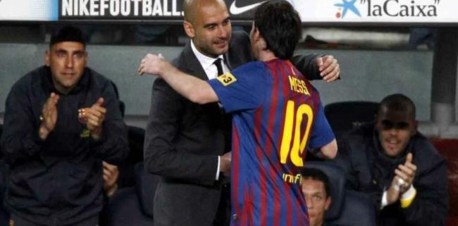 Messi y Guardiola
