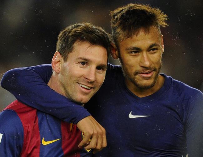 Messi y Neymar