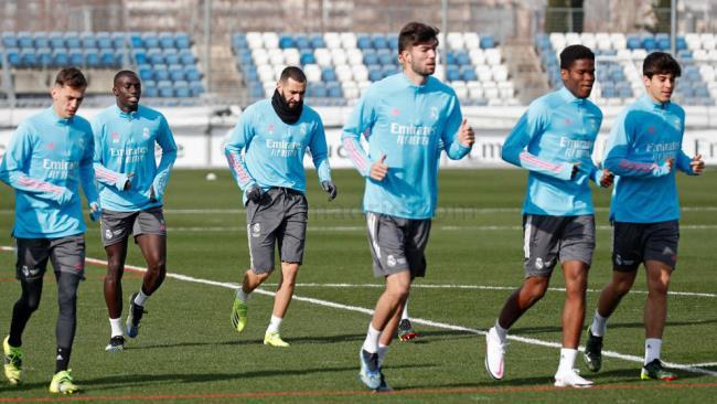 Entrenamiento Real Madrid Theo