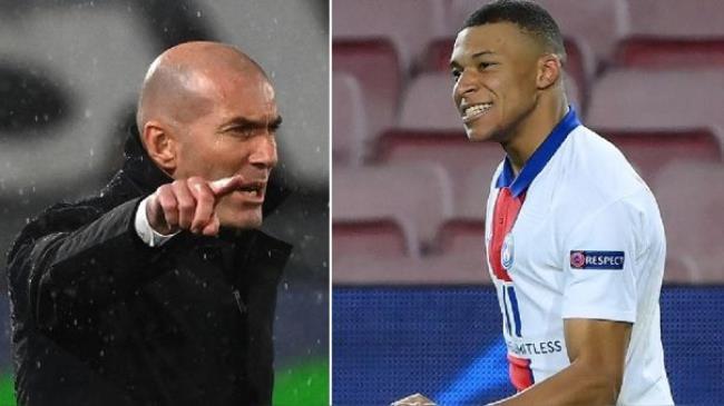 Zidane y Mbappé