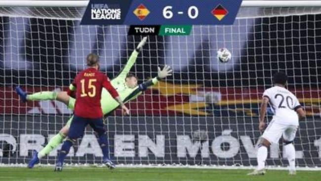 España 6 - Alemania 0