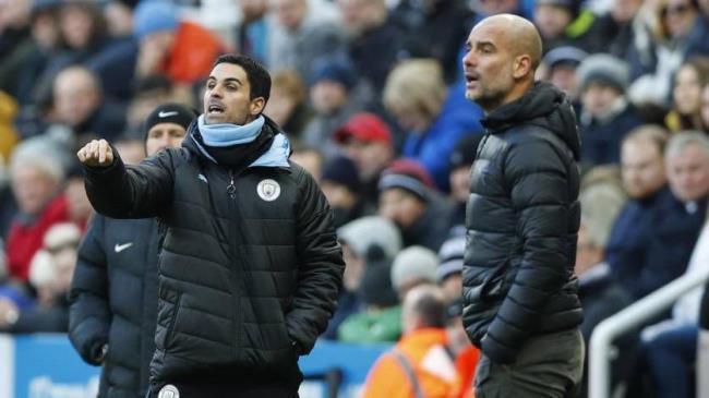 Arteta y Guardiola