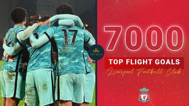 7000 goles Liverpool
