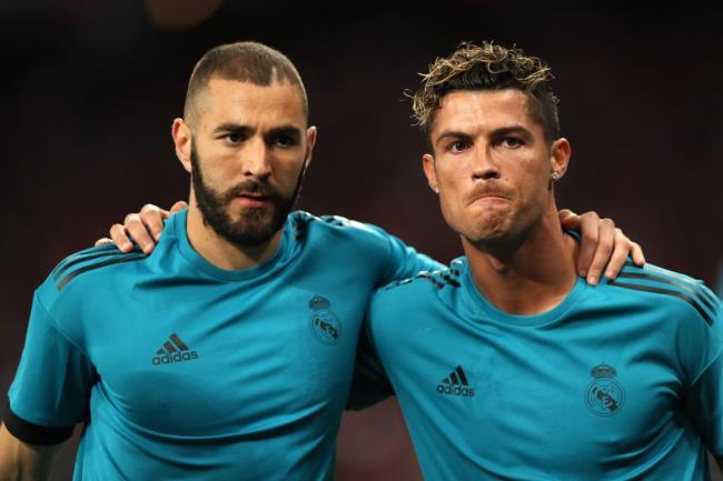Benzema y Cristiano Ronaldo