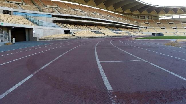 Pistas de atletismo del Estadio de La Cartuja