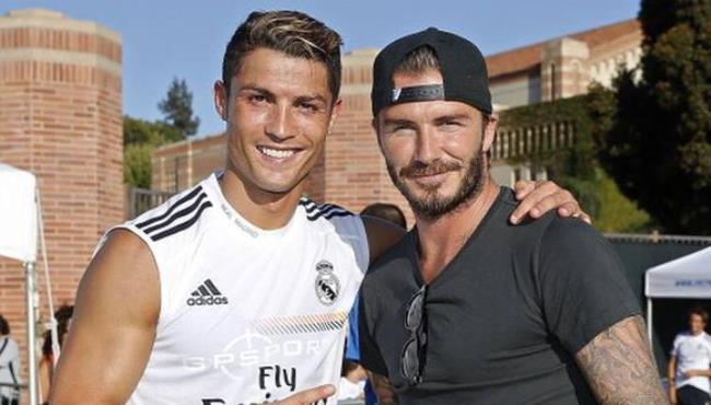 CR7 y Becks