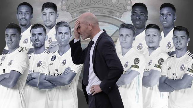 Zidane y sus jóvenes