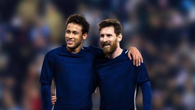 Neymar y Messi