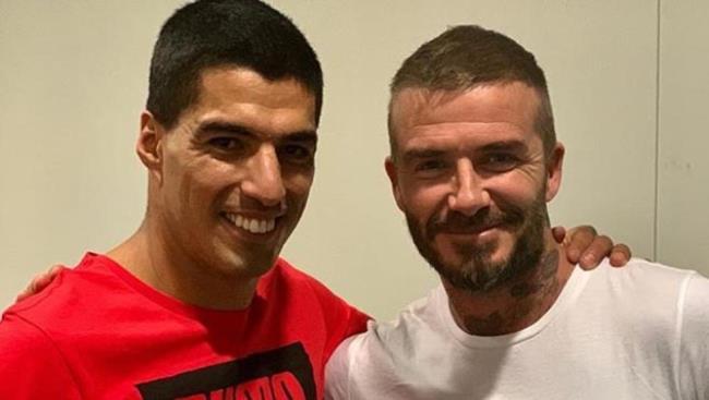 Luis Suárez y Beckham