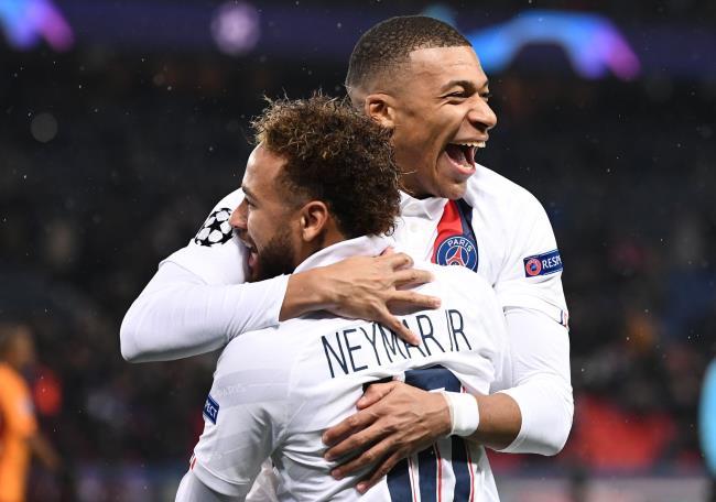 Neymar y Mbappé