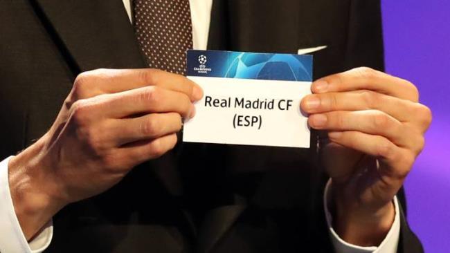 Sorteo Champions Real Madrid